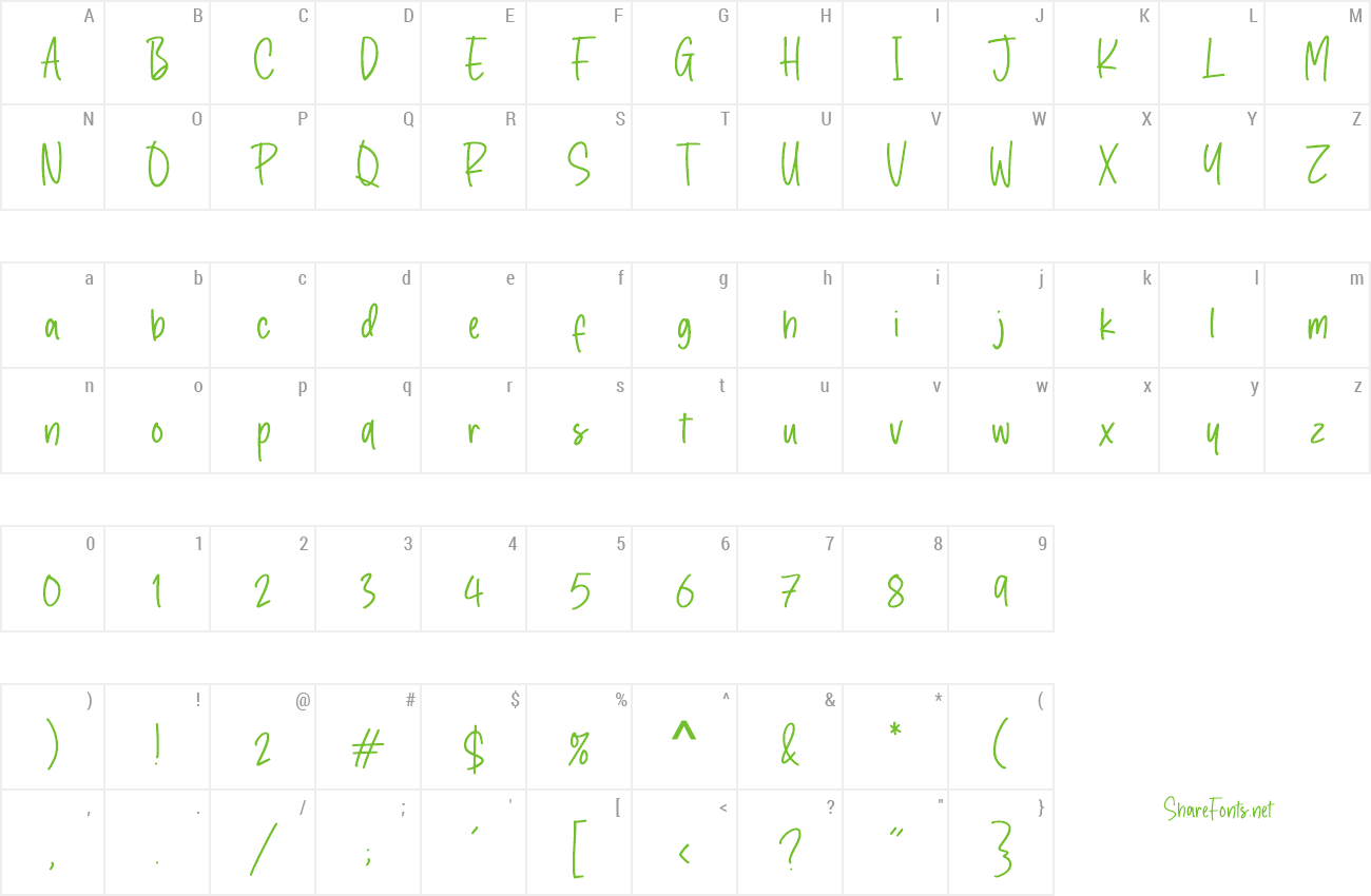 Font Crystal Angles preview